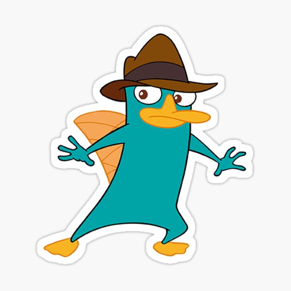 "Perry The Platypus Sticker" Sticker By Antonflygare | Redbubble