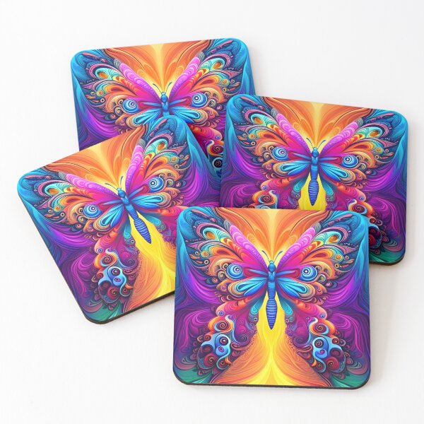 Item preview, Psychedelic Butterfly Redux designed and sold by Catherine-NZ.