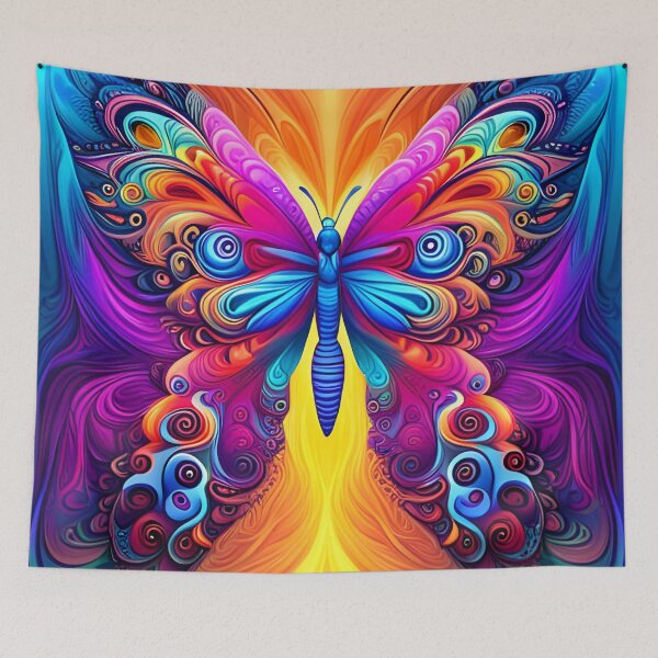 Item preview, Psychedelic Butterfly Redux designed and sold by Catherine-NZ.