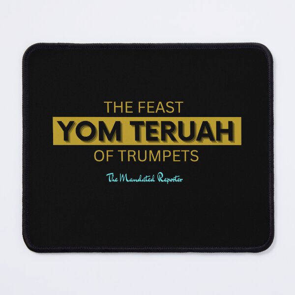 Item preview, Yom Teruah Black with Gold Writing designed and sold by TheReporter1.