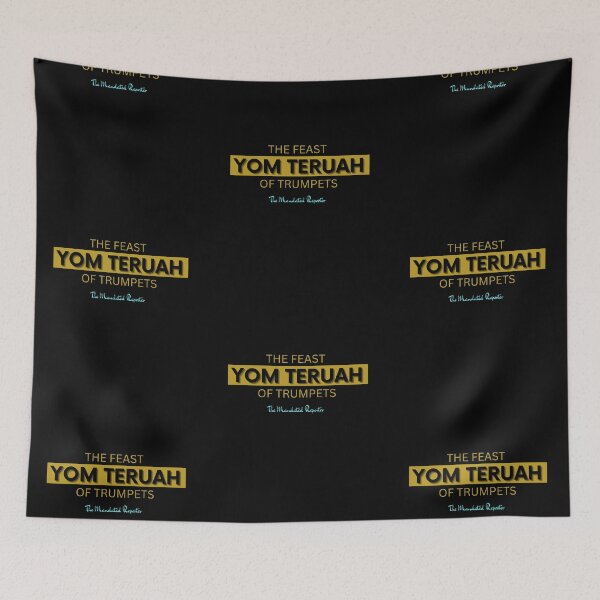 Item preview, Yom Teruah Black with Gold Writing designed and sold by TheReporter1.