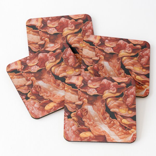 Item preview, Crispy Bacon Pattern designed and sold by Shannon Hilson.
