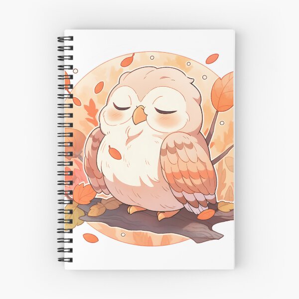 Item preview, Serene Owl Meditating in Earthy Tones designed and sold by InkedBeasts.