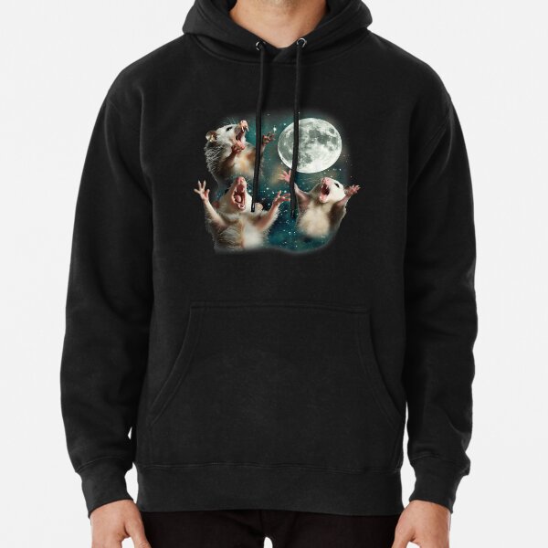 Item preview, Three Possums Howling at Moon Shirt, Like 3 Wolves T-shirts, Opossum Lover T-shirt, Funny Possum Tshirt, Funny Opossum Shirt, Possum Gifts designed and sold by MargieSommer.