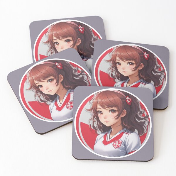 Item preview, Sport Art Portrait 6 - Anime Athlete in Soccer designed and sold by Kumahimeco.