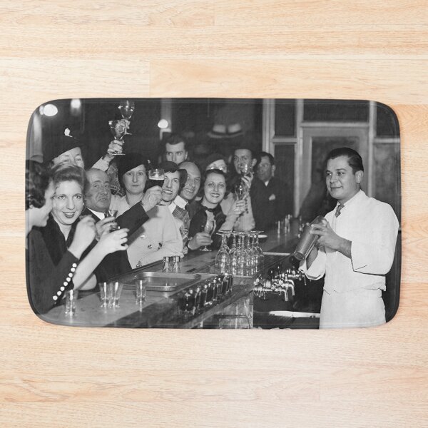 Item preview, Prohibition Party, Black and White Vintage Art designed and sold by modernretro.