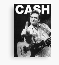 Lienzo Johnny Cash con Logo