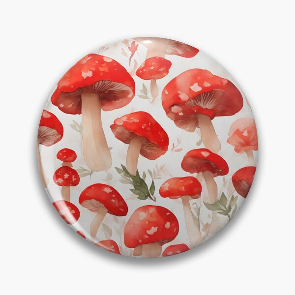 Item preview, Red mushrooms on background designed and sold by Jayjaynaenae.