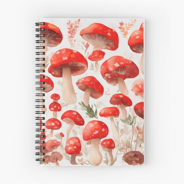 Item preview, Red mushrooms on background designed and sold by Jayjaynaenae.