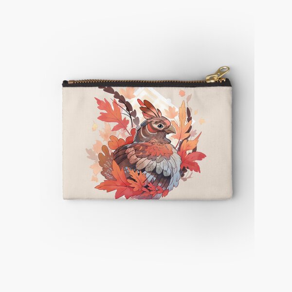 Item preview, Calm Ruffed Grouse in Fall Surroundings designed and sold by InkedBeasts.