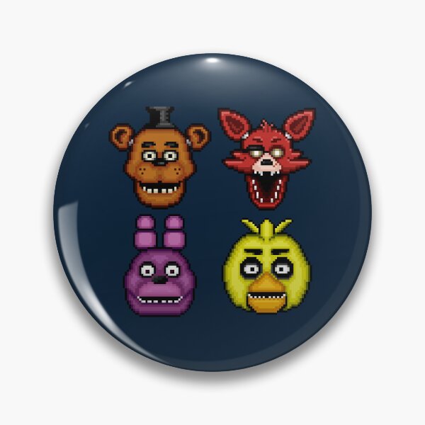Item preview, Five Nights at Freddy's 1 - Pixel art - The Classic 4 designed and sold by GEEKsomniac.