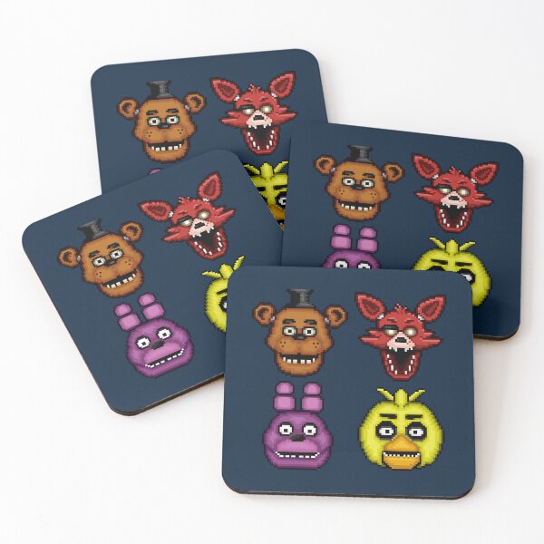 Item preview, Five Nights at Freddy's 1 - Pixel art - The Classic 4 designed and sold by GEEKsomniac.