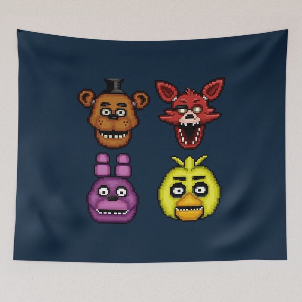 Item preview, Five Nights at Freddy's 1 - Pixel art - The Classic 4 designed and sold by GEEKsomniac.