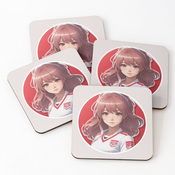 Item preview, Sport Art Portrait 8 - Anime Athlete in Soccer designed and sold by Kumahimeco.