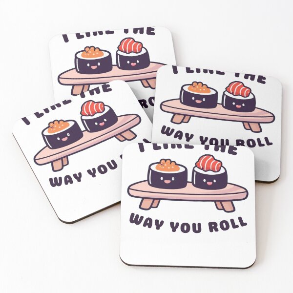 Item preview, I Like the Way You Roll - Cute Sushi designed and sold by reallyrealnow.