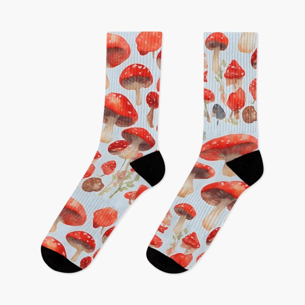 Item preview, Red mushrooms on background designed and sold by Jayjaynaenae.