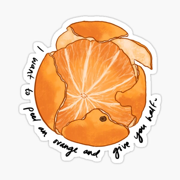 Item preview, Soulmate Orange Peel Love and Care Half designed and sold by alophia.