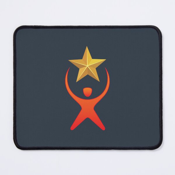 Item preview, Star Performer Expression with a Person Holding a Golden Star designed and sold by Wiggly Lines.