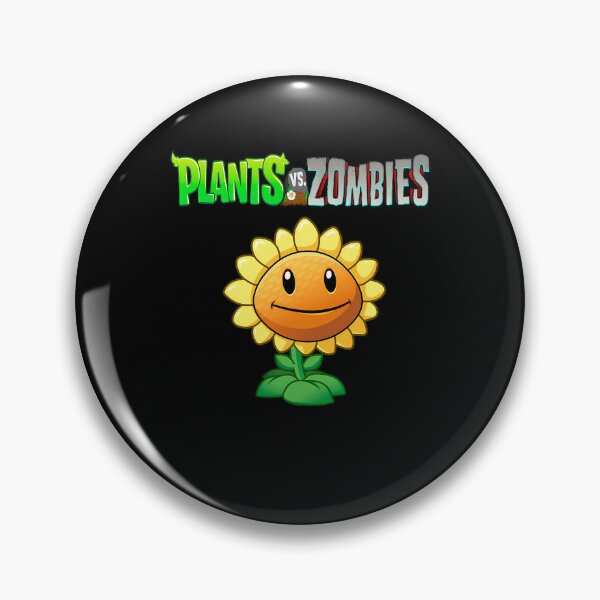 Plants Vs Zombies Game Series Sunflower Plant Embroidered Iron On Patch