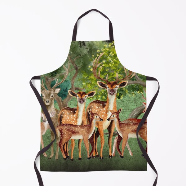Item preview, Watercolor deers in the forest designed and sold by MaddieMaddox.