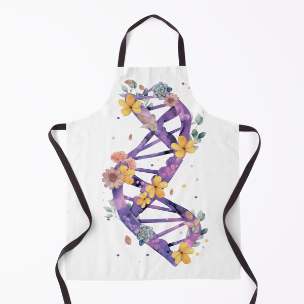 Item preview, Violet watercolor illustration of human DNA in flowers. Hand drawn vector illustration for stickers, postcards, prints on clothes, stamps designed and sold by Anastasiia Yurevych.