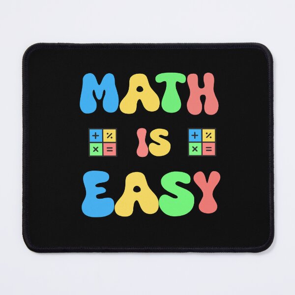 Item preview, math is easy designed and sold by ArtisticAblaze.