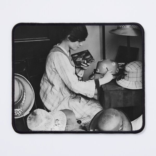 Item preview, Hat Maker, Black and White Vintage Photo designed and sold by modernretro.