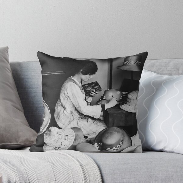 Item preview, Hat Maker, Black and White Vintage Photo designed and sold by modernretro.