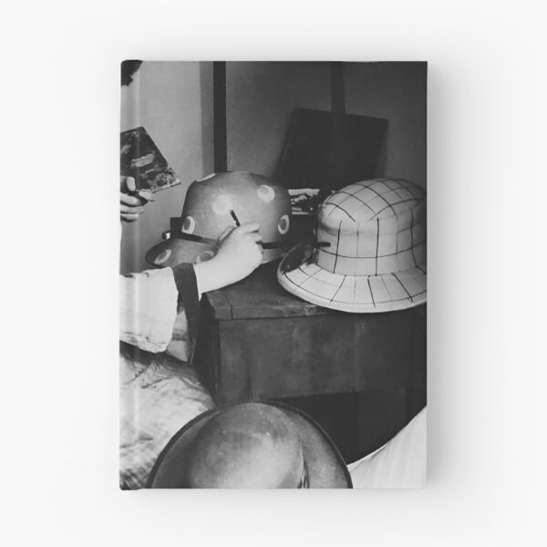 Item preview, Hat Maker, Black and White Vintage Photo designed and sold by modernretro.