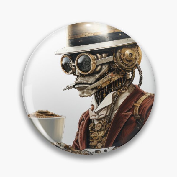 Item preview, Steampunk Coffee Drinker.h designed and sold by SteamJazzCafe.