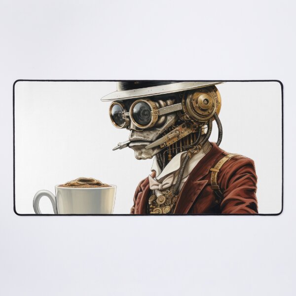 Item preview, Steampunk Coffee Drinker.h designed and sold by SteamJazzCafe.