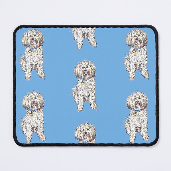 Item preview, Wheaten Terrier Poodle Mix Illustration  designed and sold by rita-andi.