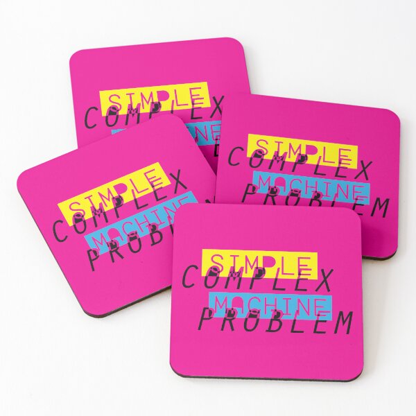 Item preview, Simple Machine Complex Problem 1 in yellow and blue designed and sold by Theokotos.