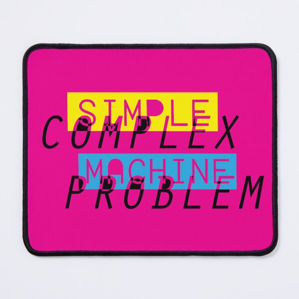 Item preview, Simple Machine Complex Problem 1 in yellow and blue designed and sold by Theokotos.