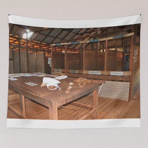 Item preview, Wool sorting area, Outback shearing shed designed and sold by FranWest.