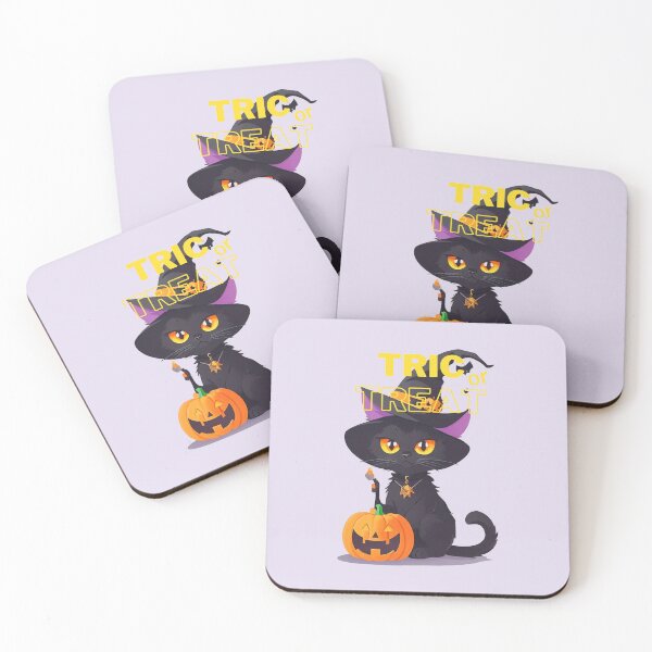 Item preview, Tric or treat with Catloween and the pumpkin head. designed and sold by Nippitchaya.