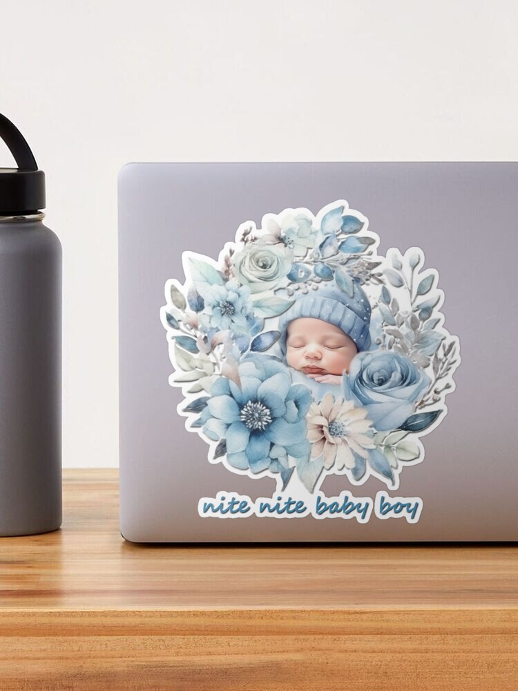 Hush Little Baby Stickers 12X12-Baby Boy Elements - 709388331972