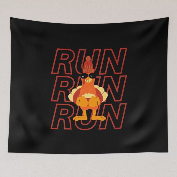 Item preview, Thanksgiving Day Turkey trot squad Run groovy vintage retro  designed and sold by TNwandesignart.