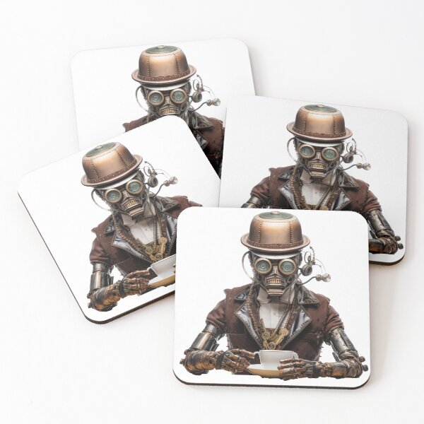 Item preview, Steampunk Coffee Drinker.g designed and sold by SteamJazzCafe.