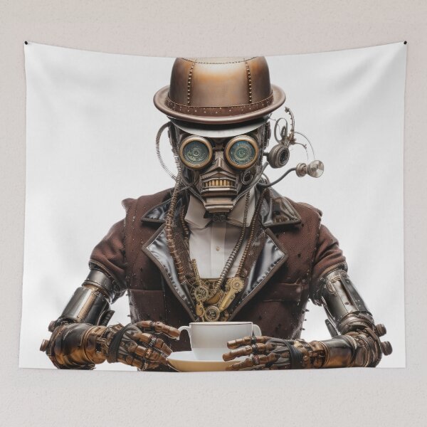 Item preview, Steampunk Coffee Drinker.g designed and sold by SteamJazzCafe.