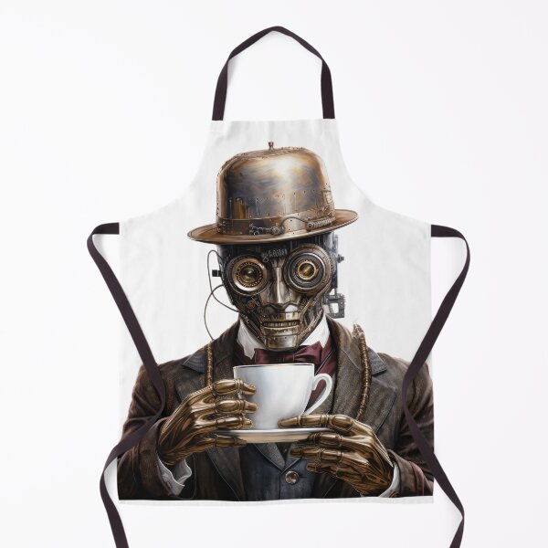 Item preview, Steampunk Coffee Drinker.a designed and sold by SteamJazzCafe.