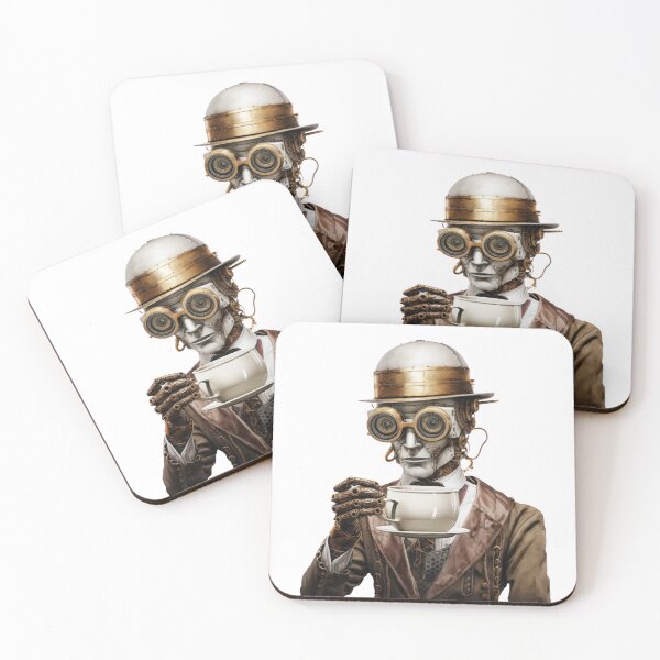 Item preview, Steampunk Coffee Drinker.c designed and sold by SteamJazzCafe.