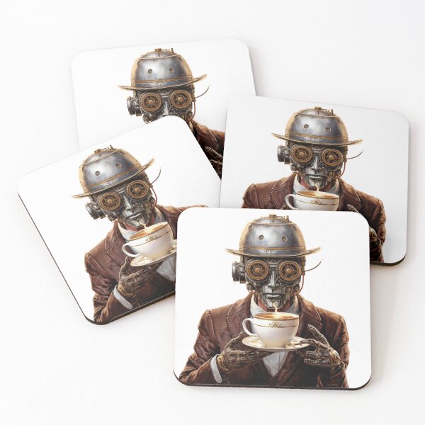 Item preview, Steampunk Coffee Drinker.b designed and sold by SteamJazzCafe.