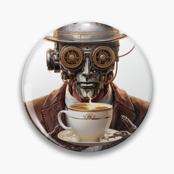 Item preview, Steampunk Coffee Drinker.b designed and sold by SteamJazzCafe.