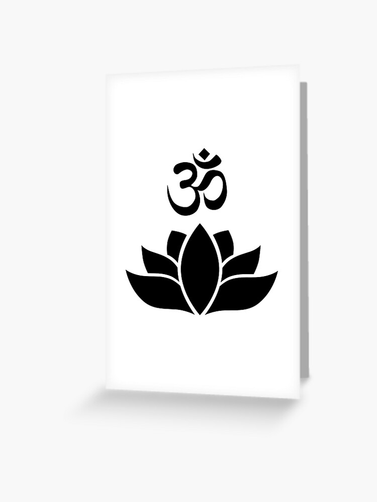 lotus and OM symbol lotus and OM symbol