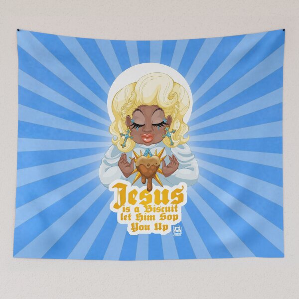 Item preview, Jesus is a Biscuit designed and sold by Plundercat.