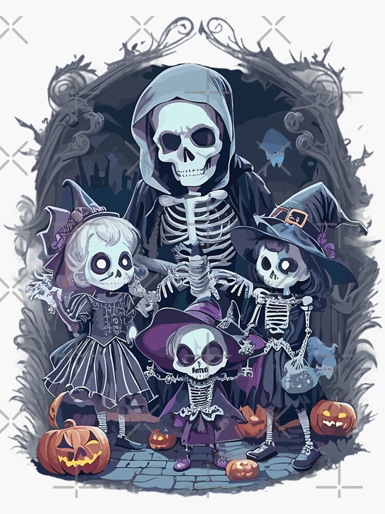 Grinsendes Skelett WC Tür-Poster Halloween Party-Deko beige-weiss