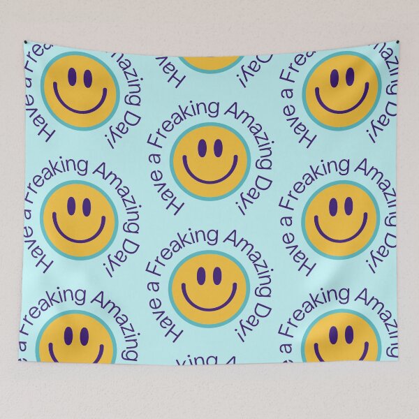 Item preview, Have a Freaking Amazing Day! Navy Text designed and sold by Sunshine-Dreams.