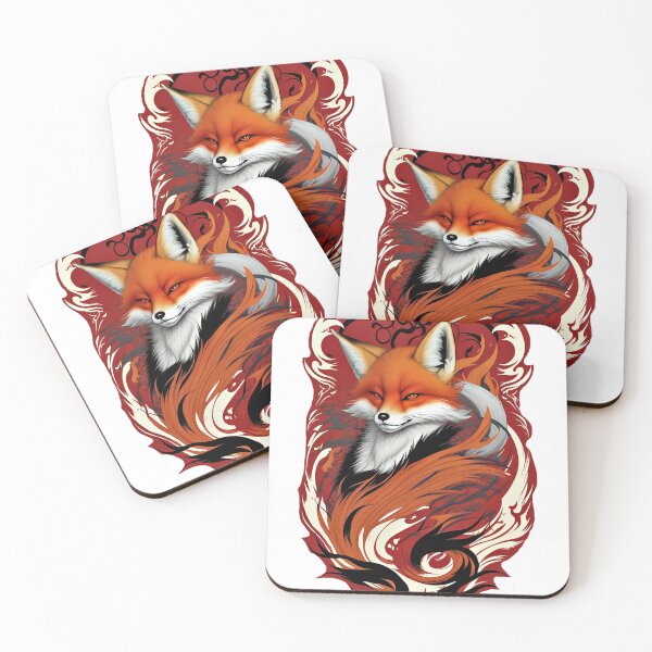Item preview, Kitsune Japanese supernatural fox persona designed and sold by GilCohiba.