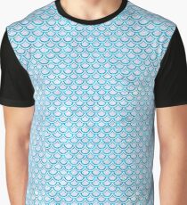 SCALES2 WHITE MARBLE & TURQUOISE MARBLE (R) Graphic T-Shirt